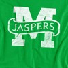 Men's Manhattan College Official Distressed Primary Logo Adult T-Shirt - 2 of 4