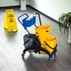 JANSNO 6.9 Gallon Mop Water Bucket Wringer Cart with Easy to Use Side Press Wringer, Smooth Wheels and Mop-Handle Holder - 4 of 4