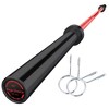 45 Lb 7FT Weight 700Lb Straight Barbell Bars , Fits 2" Standard Weights, Home Gym Weight Bar for Bench Press/Strength Training - 3 of 4