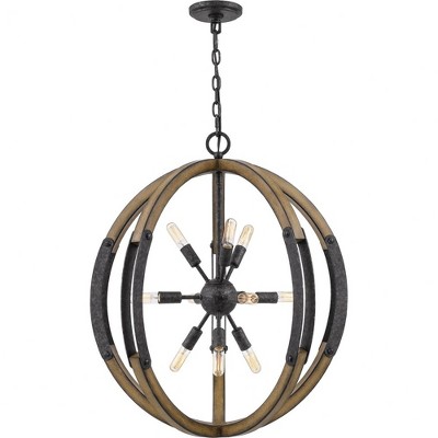 Quoizel Lighting Babaton 10 - Light Pendant in  Old Black