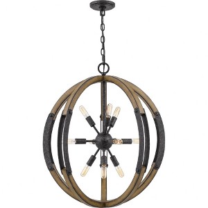 Quoizel Lighting Babaton 10 - Light Pendant in  Old Black - 1 of 4