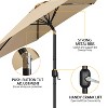 Yaheetech 9FT Patio Umbrella Market Umbrella with Button Tilt and Crank - 4 of 4