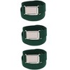 CTM Kids' Adjustable Elastic Belt with Magnetic Buckle (Pack of 3) - 2 of 3