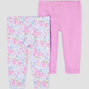 Carter's Just One You® Baby Girls' 2pk Pants - 1 of 3