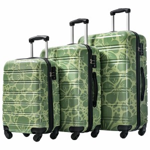 KTMBDW Sets 3 Piece with Spinner Wheel, Hardside Suitcase Set with TSA Lock, Lightweight Travel Luggage for Men and Women, 20"/24"/28" - 1 of 4