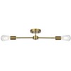 Elegant Lighting Zane 21.5 Inch Flush Mount in Satin Gold - 3 of 4