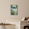 Art Remedy Green Moss Monet Garden Green Abstract Wall Art Framed - 2 of 4