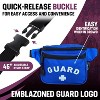 Kemp Lifeguard Fanny Pack/Hip Pack with GUARD Logo - Water-Resistant and Durable Waist Bag for Medical Supplies & Lifeguard Gear - Royal Blue - 3 of 4