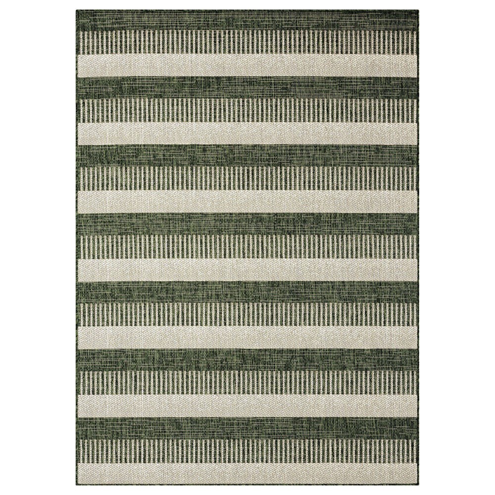 Photos - Area Rug Nicole Miller 7'9" x 10'2" Country Charlotte Indoor/Outdoor Rug Olive Green - Nicole Mil 