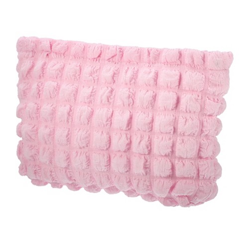 1Pc Checkered Makeup Bag Knitted Cosmetic Bag,Large Capacity