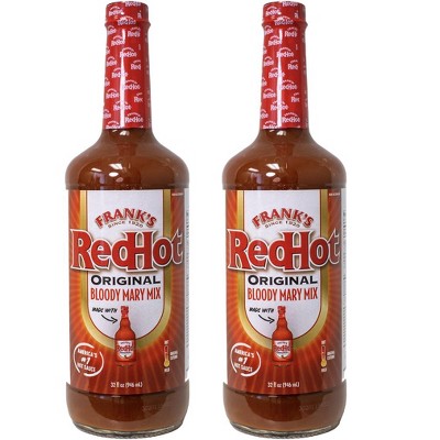 George’s Beverage Company Franks Red Hot Mix - 1L Bottle - Gluten Free, All Natural Mixer