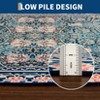 Ultra Soft Area Rug Non Slip, Stain Resistant, Washable Area Rugs for Living Room, Bedroom, Vintage Bloom Area Rug Boho Floral Pattern - 4 of 4