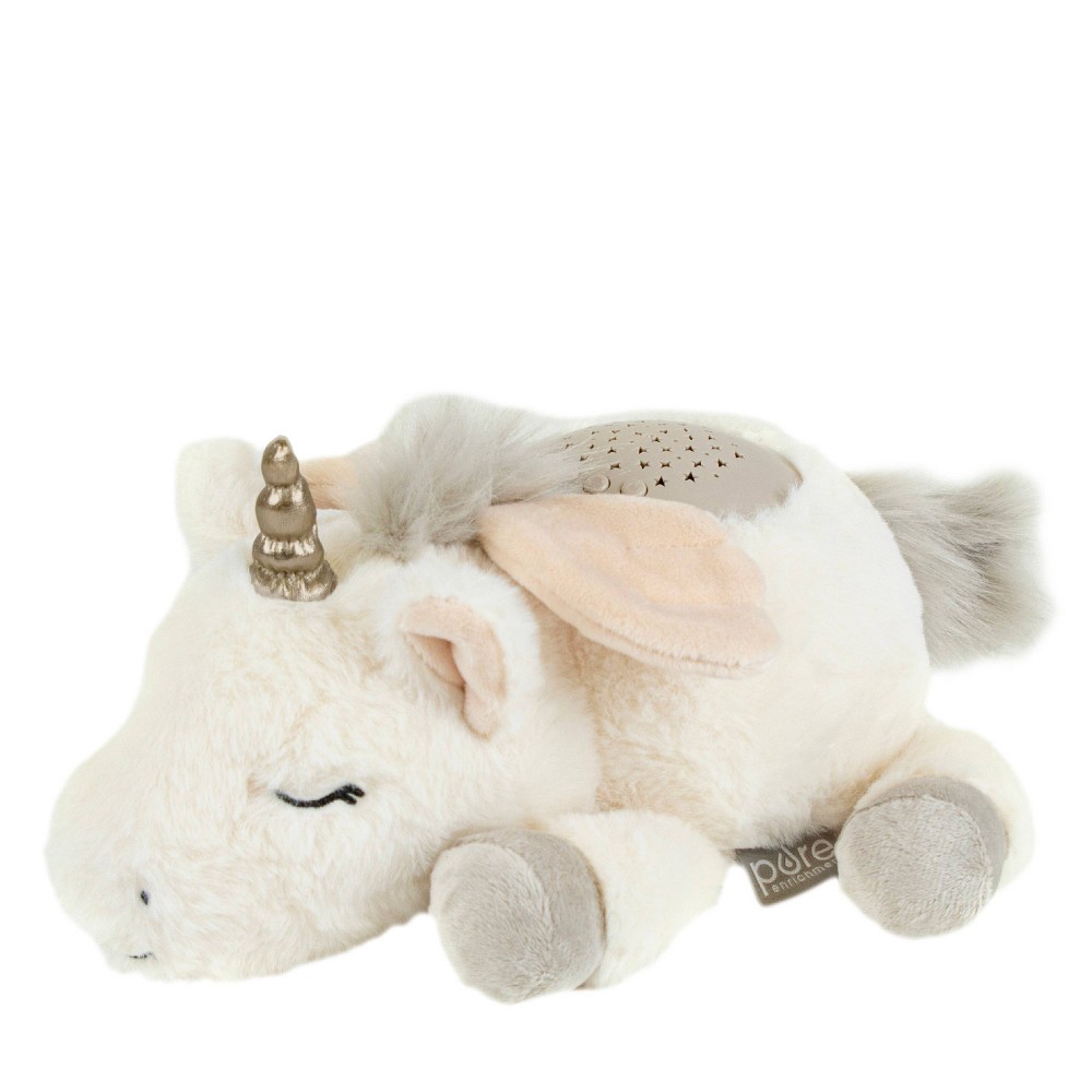 Pure Enrichment PureBaby Sound Sleepers Portable Sound Machine & Star Projector - Unicorn: Nature, White Noise, Heartbeat Sounds