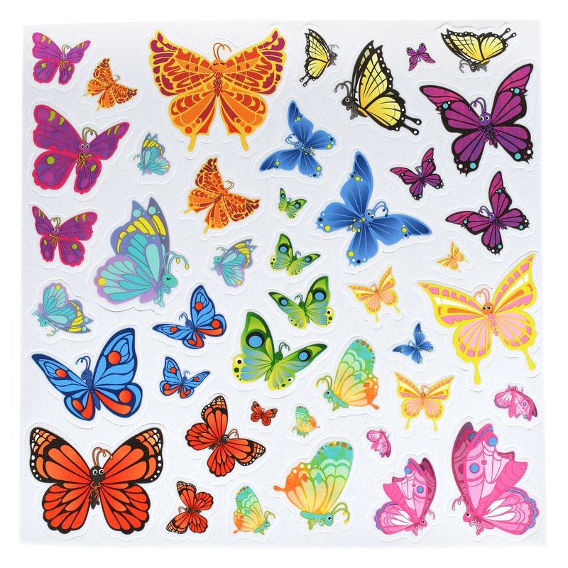 READY 2 LEARN™ Foam Stickers - Butterflies - 172 Per Pack - 3 Packs, 3 of 5