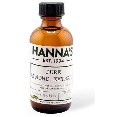 Almond Extract Pure, Hanna's Gourmet