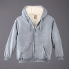 Collections Etc Ultra Soft Fleece Lined Zip-Up Hooded Sweatshirt - 4 of 4