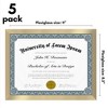 Americanflat 5 Pack of Picture Frames - Plexiglass Cover - 2 of 4