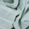 Combed Cotton Towel Set- Rice Weave 100% Combed Cotton 6 Piece Set With 2 Bath Towels, 2 Hand Towels and 2 Washcloths by Hastings Home- Seafoam - 3 of 4