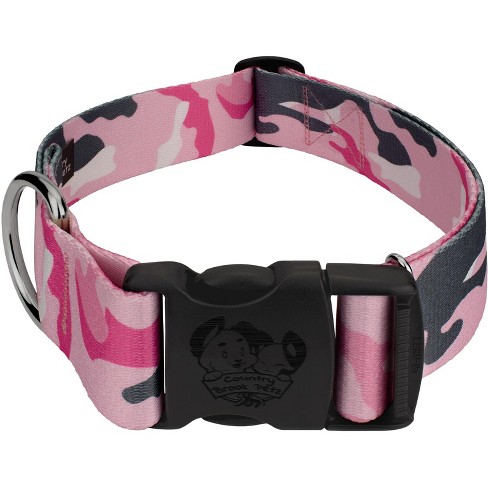 Grey camo dog store collar