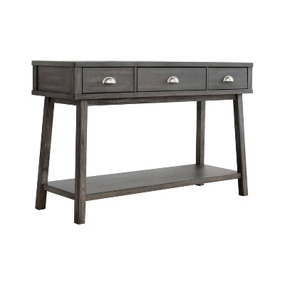 Kaylee Wood Console Table Gray - Abbyson Living