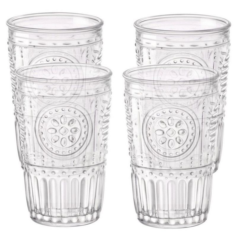 Bormioli Rocco Romantic Water Drinking Glass, 11.5 oz., 4-Piece, 1 of 8