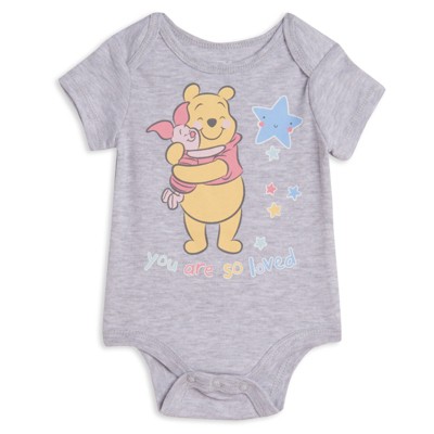 Disney Winnie The Pooh Baby Hoodie & Short Sleeve Bodysuit & Pants Target