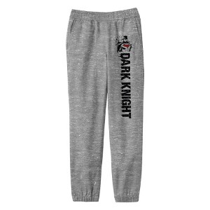 Youth Boys Batman Line Art DC Comic Heather Grey Sweatpants- - 1 of 1