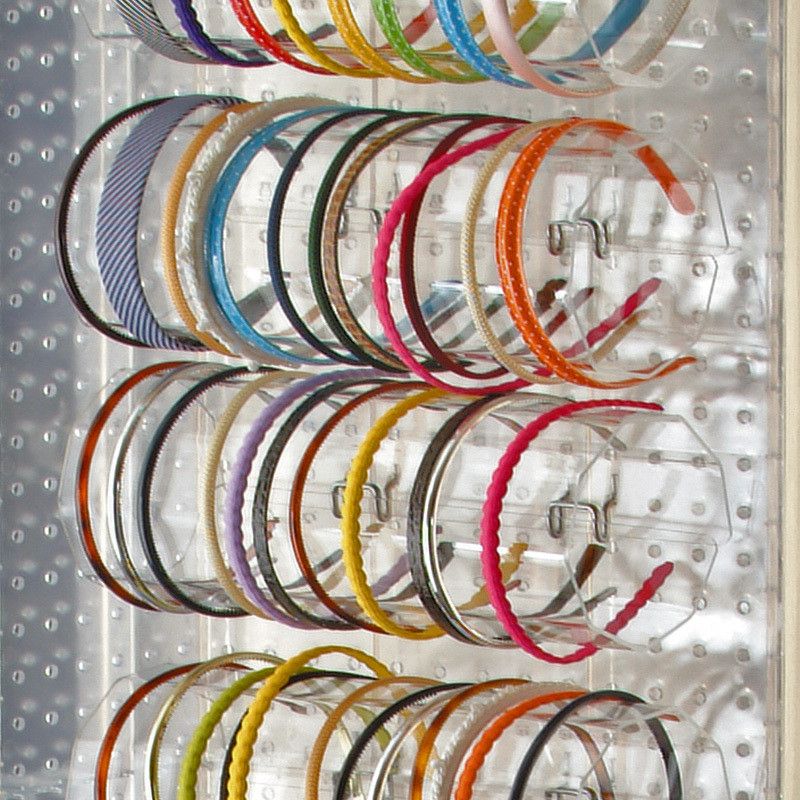 Azar Displays Small Acrylic Headband Holder, Headband Roll Size: 11.75"W x 5"D, 5 of 8