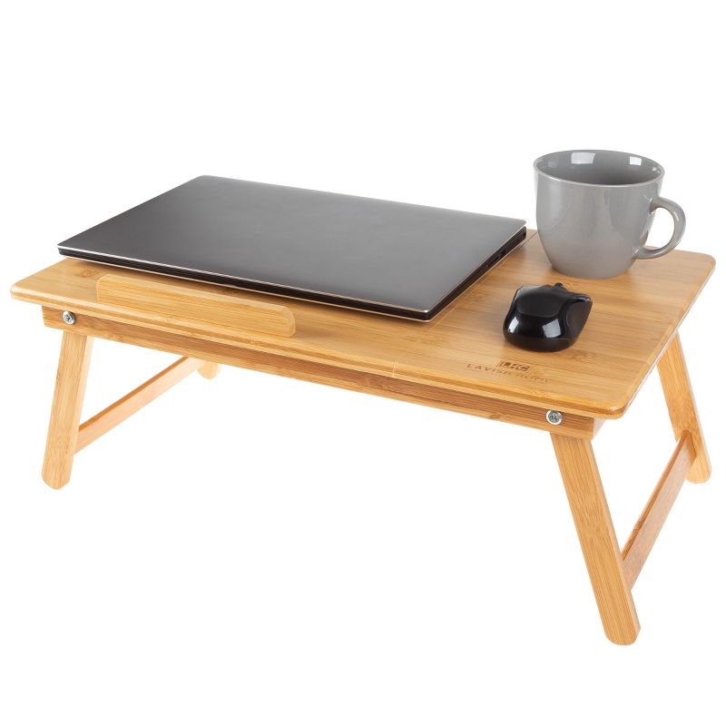 Lavish Home Ergonomic Lap Desk with Storage Drawer and Adjustable Top, 4 of 8