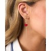 Dangle Earrings for Women- 14K Gold Plated Butterfly Heart Star Hoop Chain Tassel Design Long Dangle Earrings - 2 of 4