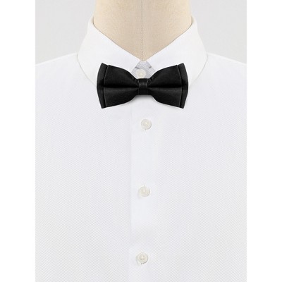 INSPIRE CHIC Men's Adjustable Solid Bow Tie - image 2