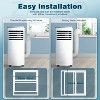 R.W flame 10,000BTU Portable AC Remote - controlled, cools 300 Sq.Ft spaces. 3 - in - 1 function: cooling, dehumidifying & fanning. For room,office - 4 of 4