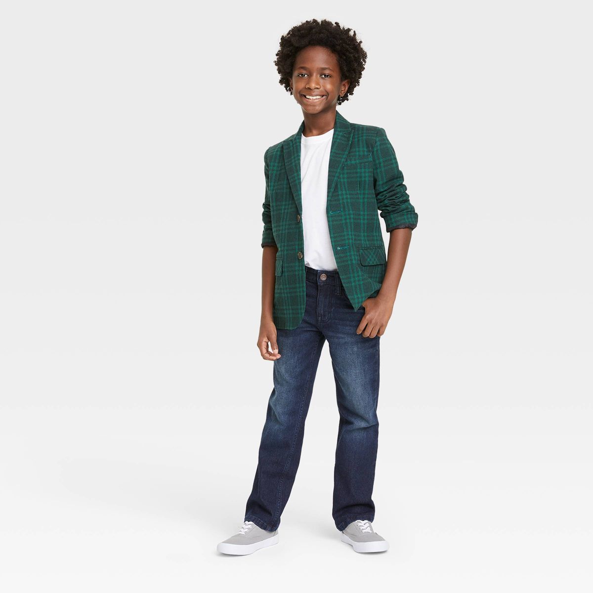 Boys' Stretch Straight Fit Jeans - Cat & Jack™ - thumbnail 5
