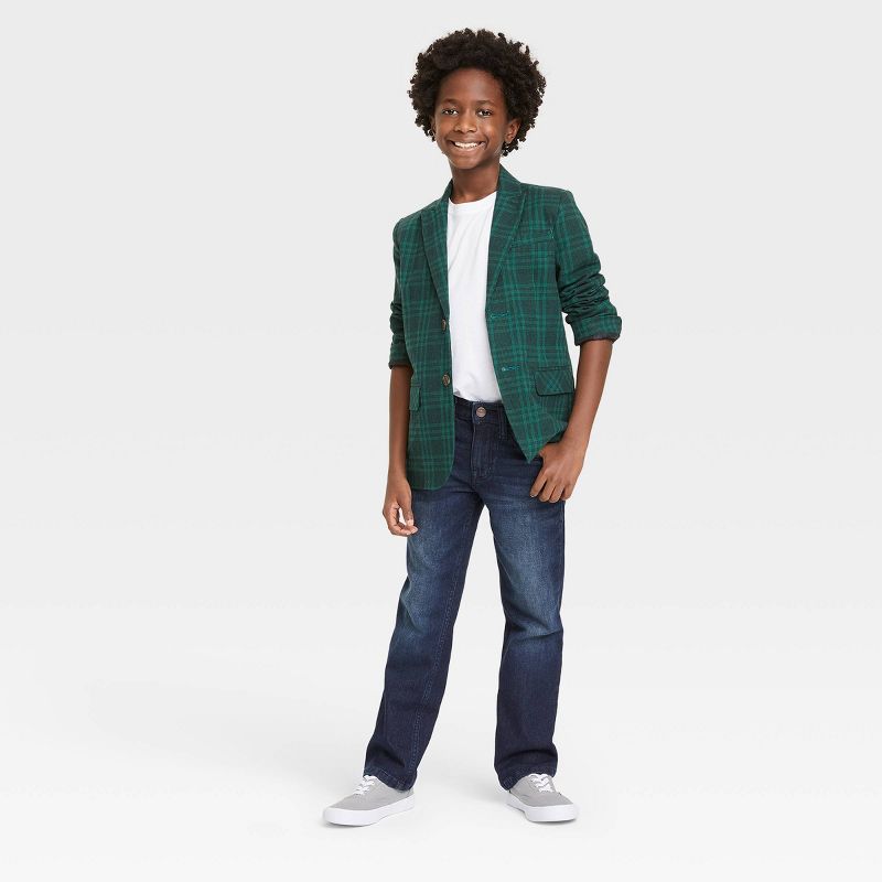 Boys' Straight Fit Stretch Jeans - Cat & Jack™, 3 of 10