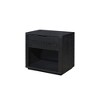 Omax Decor,Venice Modern Nightstand with Soft Close Drawer in Black - 2 of 4