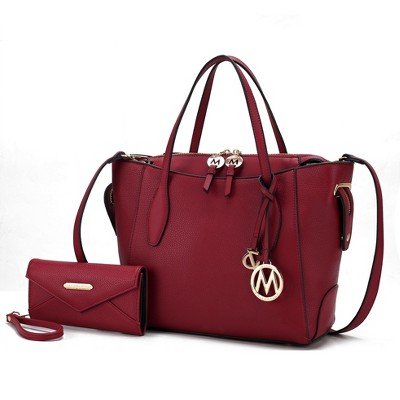 MKF Collection Bruna Vegan Leather Women’s Tote Bag with Wallet by Mia K
