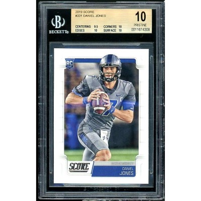 Daniel Jones Rookie Card 2019 Score #331 (PRISTINE) BGS 10