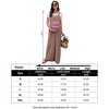 Coolmee Women Casual Maternity Square Neck Sleeveless Straps Wide Leg Long Jumpsuit With Pockets Beach Vacation Outfits - 4 of 4