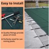 16ft x 32ft Rectangular In Ground Pool Safety Cover - Green Mesh, Triple Stitched - 4 of 4