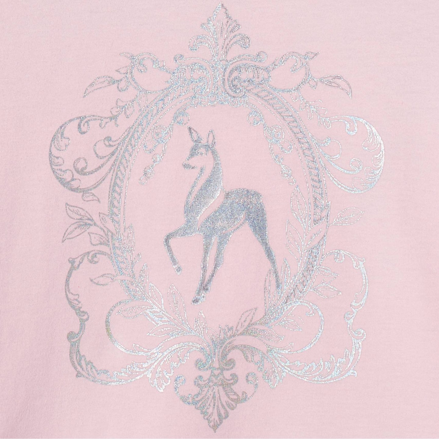 Футболка Cat & Jack Short Sleeve Classic 'Fawn' Graphic T-Shirt для девочек, цвет: Розовый — фото 3