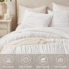 Lyngins French Country Comforter Set, Romantic Ruched Design Bedding Set, 1 Comforter & 1 Sham, Ultra-Soft Microfiber, All-Season Quilt Bedding Set - 4 of 4