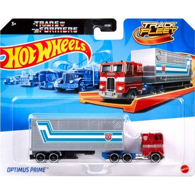Hot Wheels Transformers Optimus Prime Track Fleet