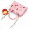 Willow & Ruby Girls' French Fry Print Mini Top Handle Crossbody Bag for Kids (Youth) - 4 of 4