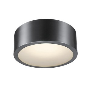 Globe Electric Edinburg 4.02 in. H X 11.03 in. W X 11.03 in. L Black Iron Ceiling Light - 1 of 4