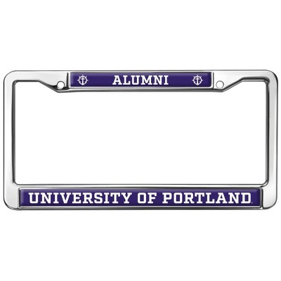 University of Portland Alumni Logo Full Size Standard License Plate Metal Frame