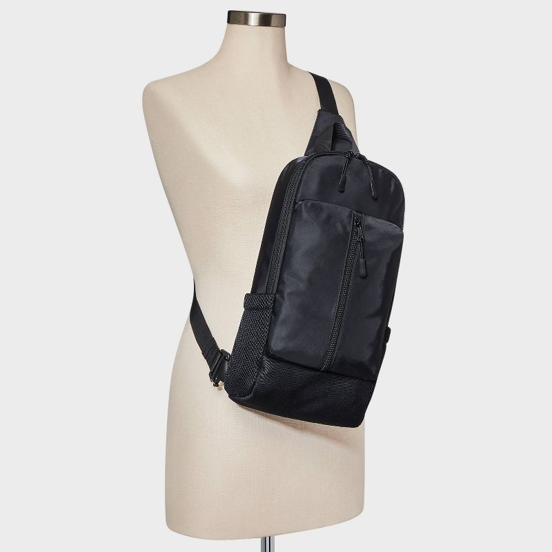 Men&#39;s Solid Sling Crossbody Bag - Original Use&#8482; Black, 2 of 6