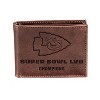 Evergreen Kansas City Chiefs Bi Fold Leather Wallet - 4 of 4
