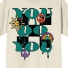 Positive Vibes You Do You Men's Natural T-Shirt - 2 of 3