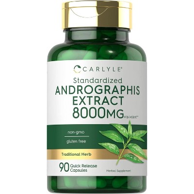 Carlyle Andrographis Paniculata Extract 8000mg | 90 Capsules