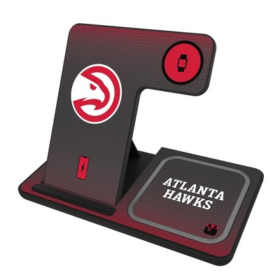 Keyscaper Atlanta Hawks Linen 15-Watt 3 in 1 Charging Station